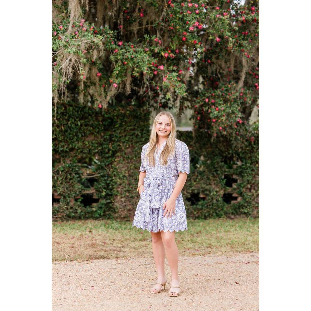 NEW HEART OF GRACE grace mini dress in lavende court